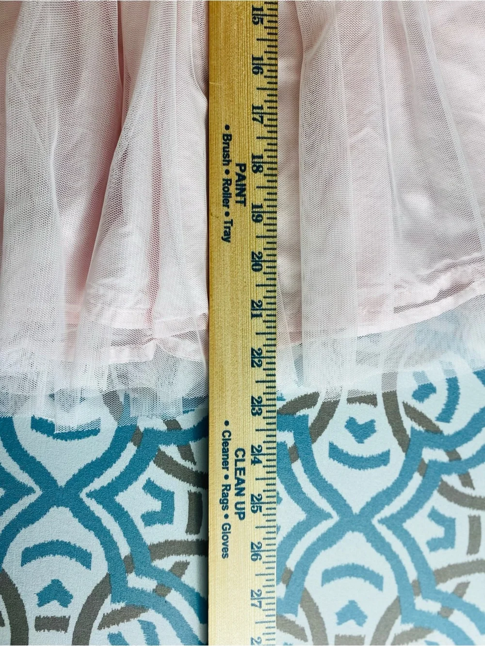 OshKosh B'gosh Light Blue Denim Top with Pink Tulle Skirt